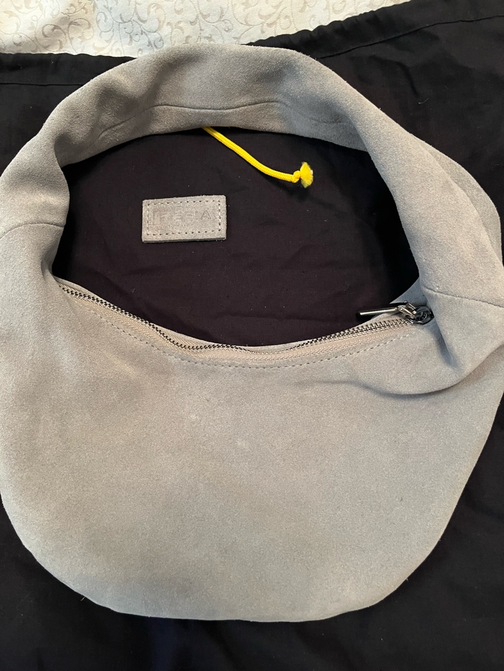 100% Suede Rounded Purse - Picture 8 of 13